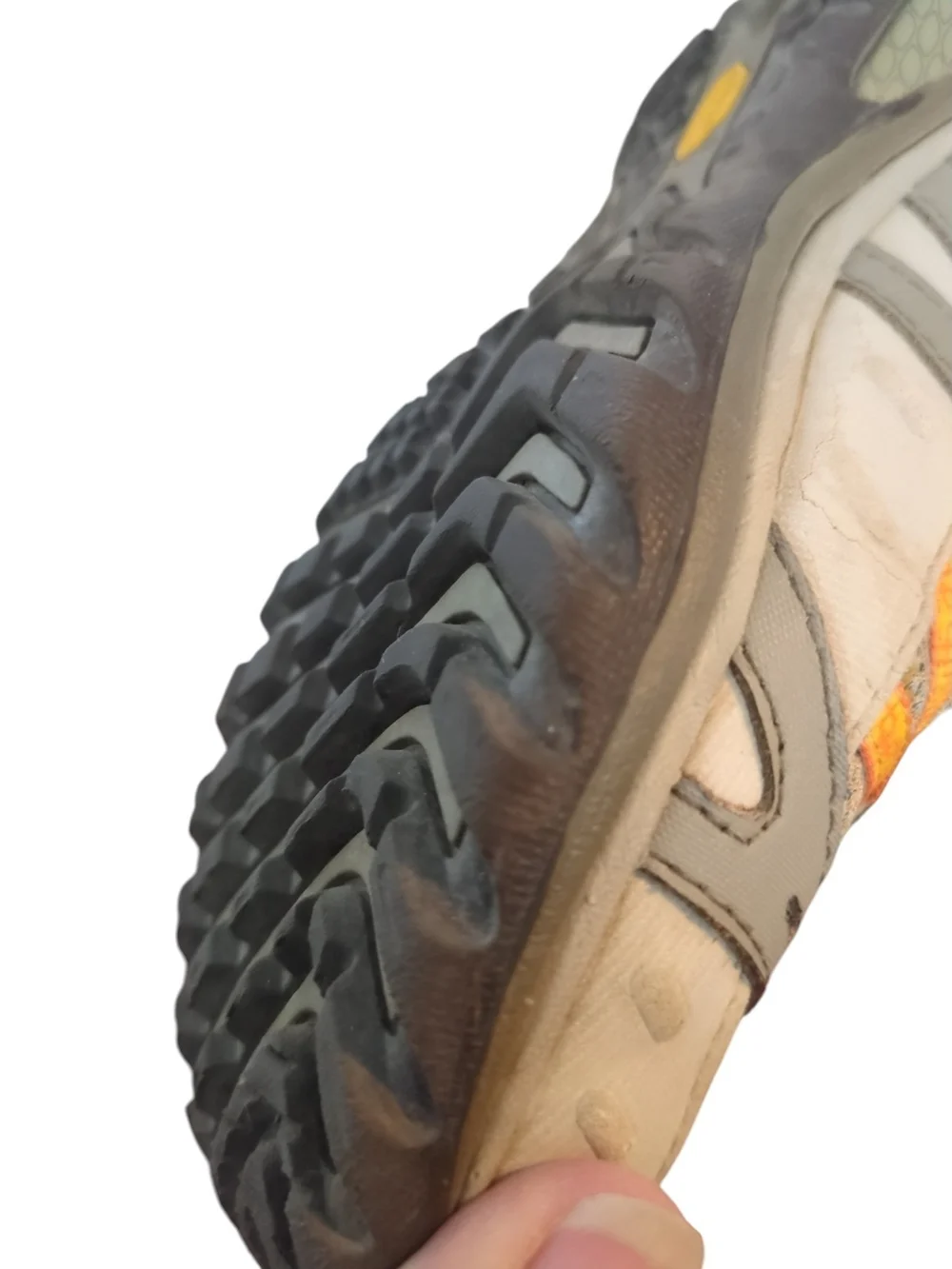 Merrell Siren Sport 2 Hiking Shoes Women 9.5 Gray Orange J52408 Vibram Gorpcore